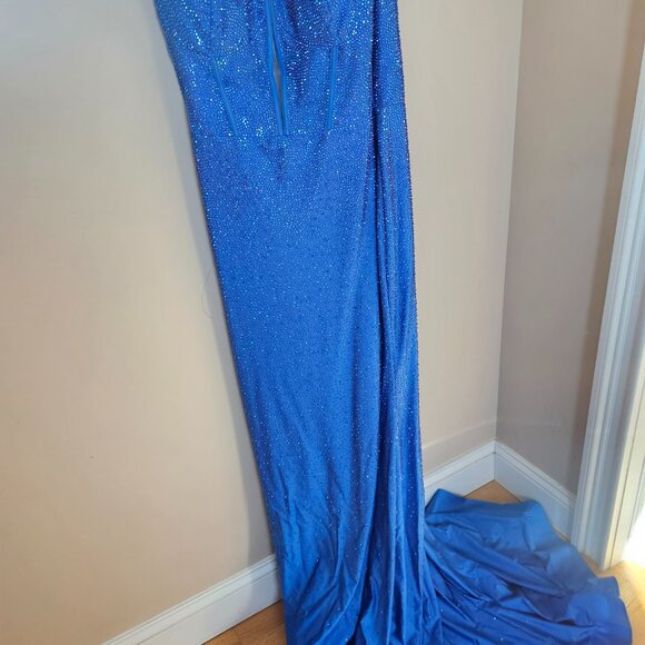 2024 Sherri Hill Royal Blue Prom Dress - Picture 6 of 9